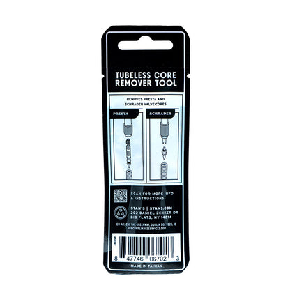 Stans No Tubes, Valve Core Tool, Valve Core Remover Tool