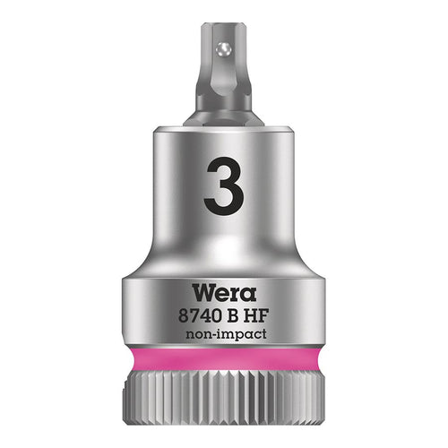 Wera, 8740B HF Zyklop, 3/8'' Drive, Hex 3.0 x 35mm with HF
