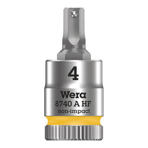 Wera, 8740A HF Zyklop, 1/4'' Drive, Hex 3.0 x 28mm with HF