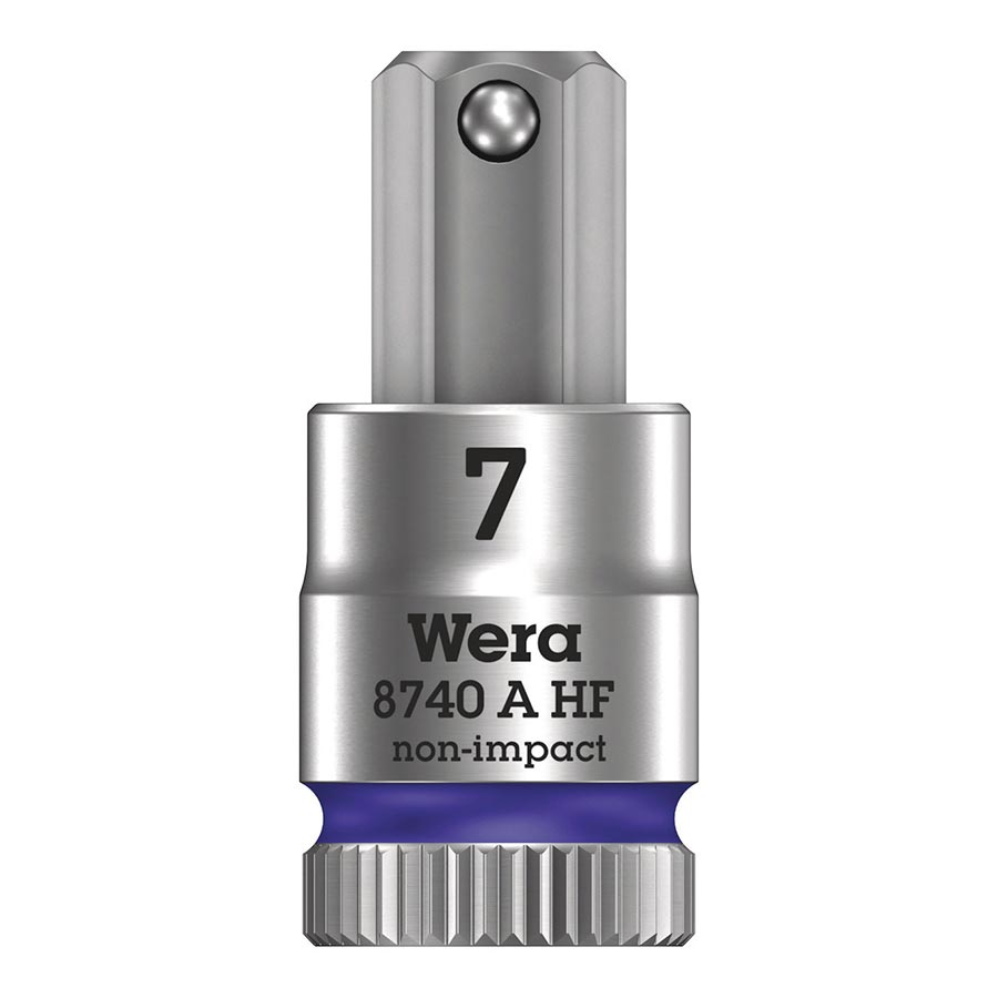 Wera, 8740A HF Zyklop, 1/4'' Drive, Hex 3.0 x 28mm with HF