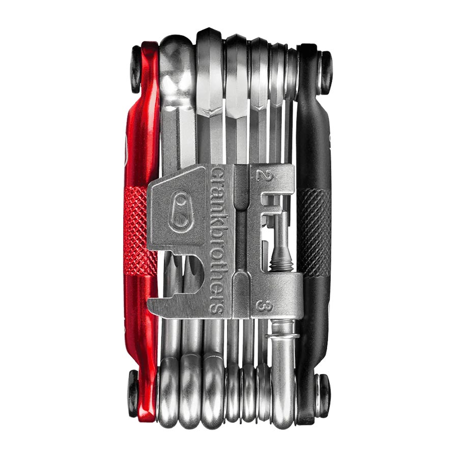 crankbrothers, Multi 19, Multi-Tools, Number of Tools: 19, Black/Red