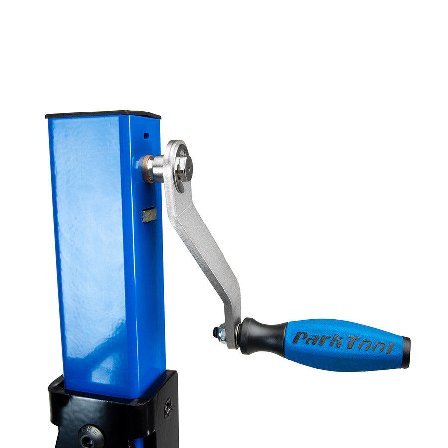 Park Tool, PRS-30LB, Shop Repair Stand with hand crank mechanical lift, for steel base