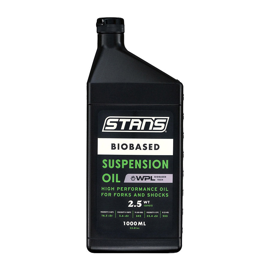 Stans No Tubes, BioBased Suspension Oil, 2.5wt, 1L, Biodegradable, non-toxic, PTFE-free