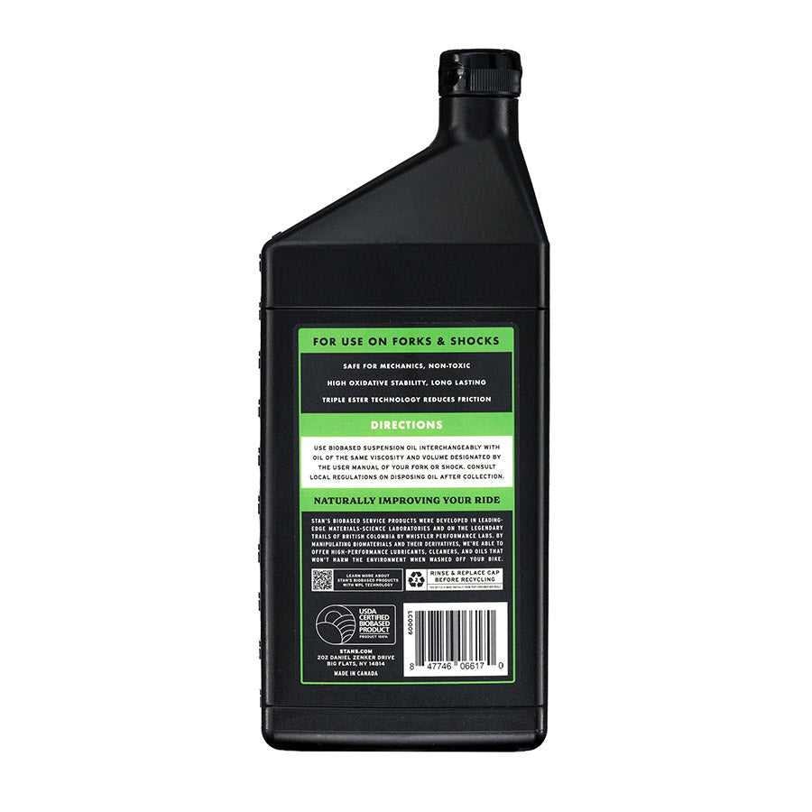 Stans No Tubes, BioBased Suspension Oil, 2.5wt, 1L, Biodegradable, non-toxic, PTFE-free