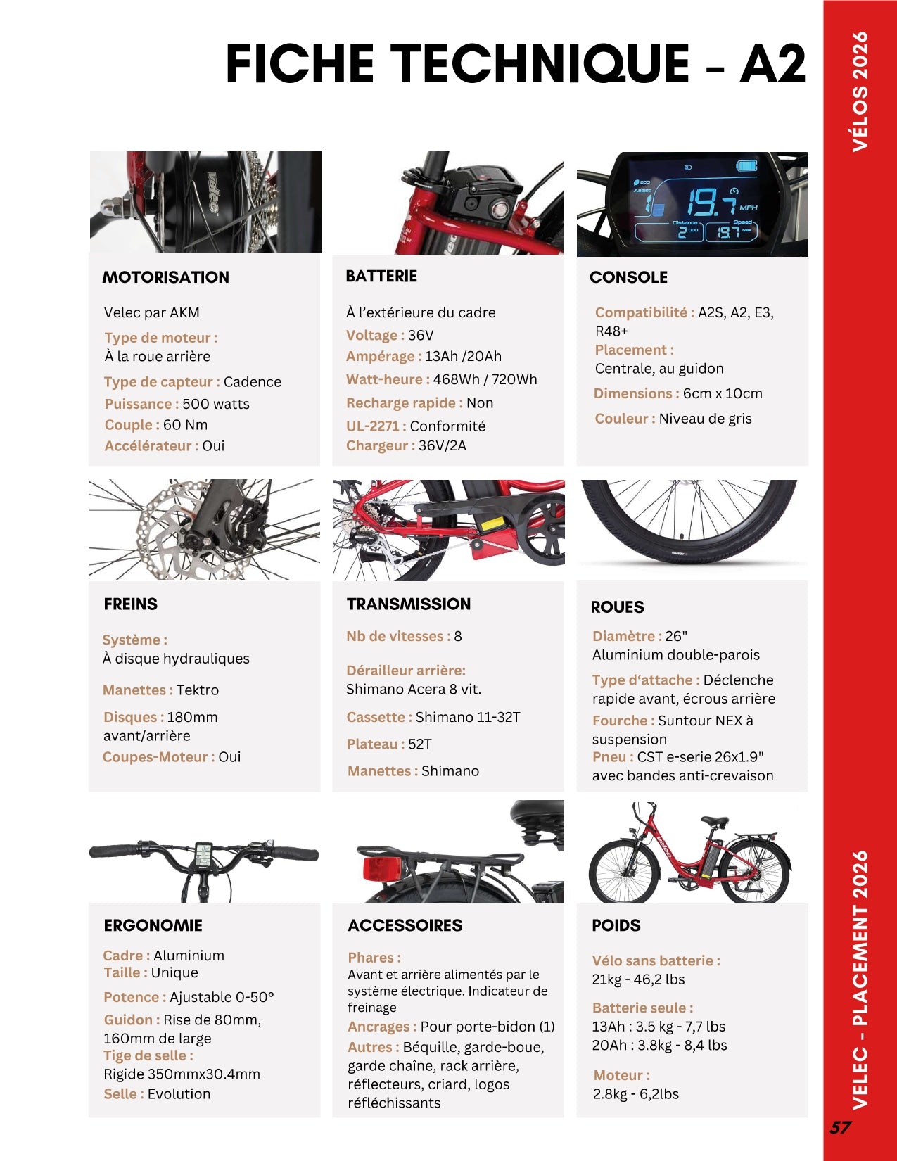 A2 TITANE36V/13AH 500W