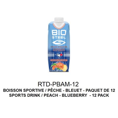 BOISSON SPORTIVE PECHE BLEUET