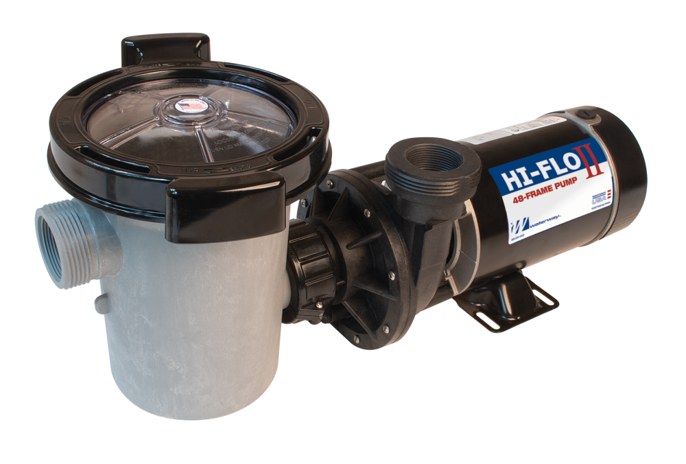 Pompe de piscine Waterway 1,5 HP A/G, 1 vitesse