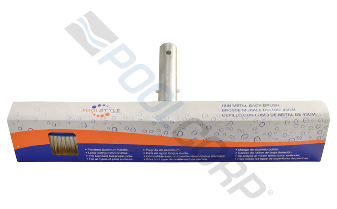 Brosse 18` Métal/Nylon