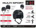 CASQUE MULTI SPORT YTH 2 A 7 ANS 48.5-54 CM