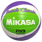 Ballon de volleyball Mikasa Beach Classic, violet/vert
