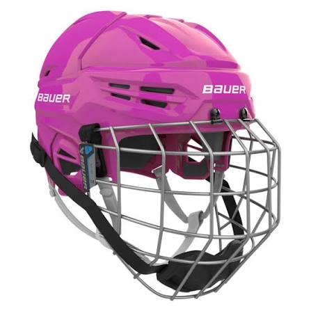 BAUER HELMET COMBO PINK