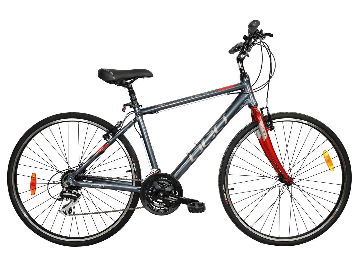 DCO Downtown 702 -Gris/Rouge