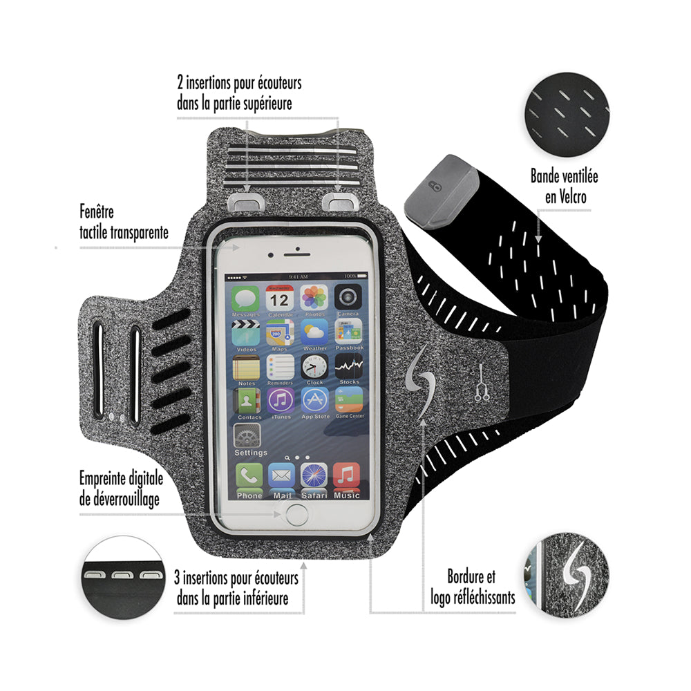 Brassard VORTEX ÉCO Gris