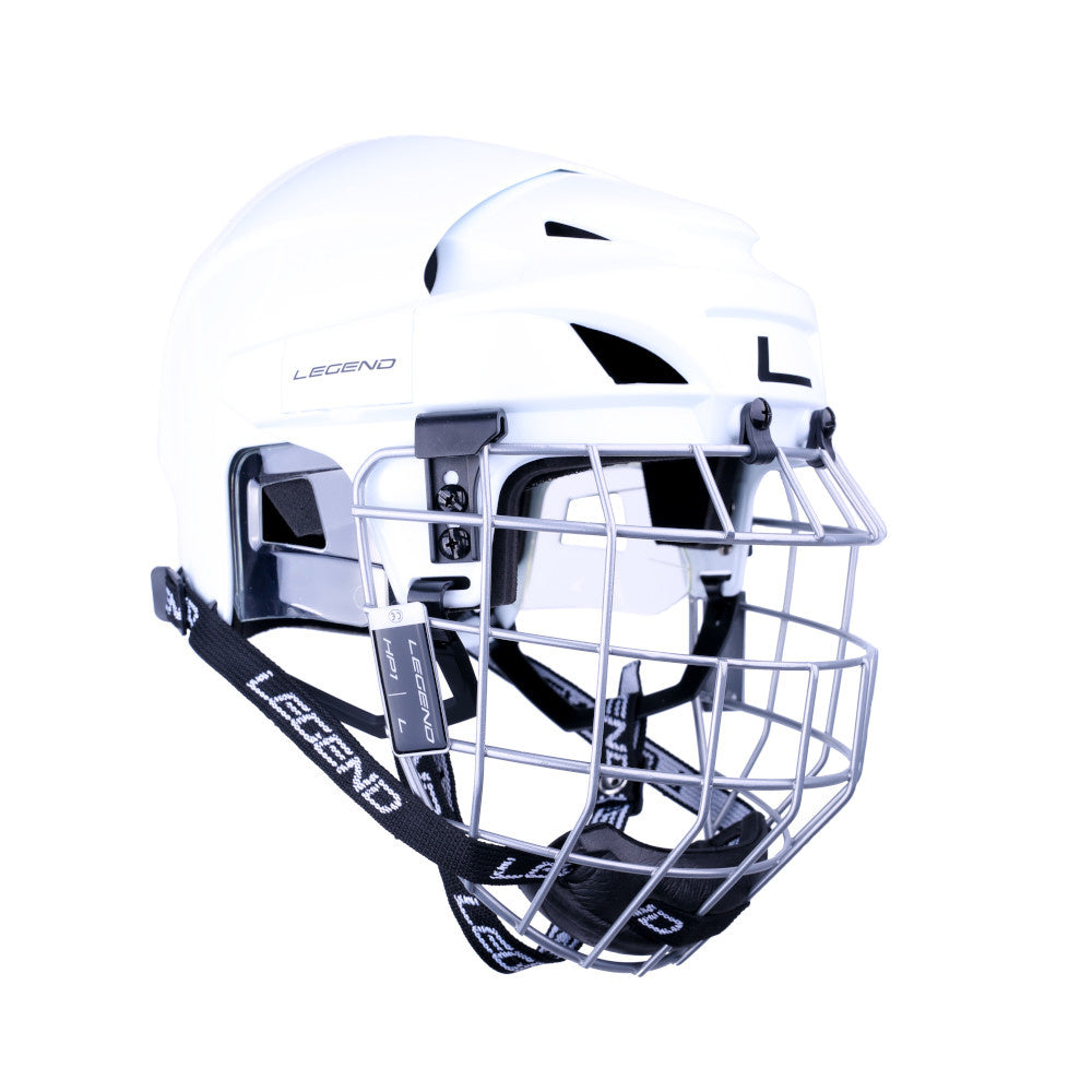 HP1 Casque ultra-léger blanc avec grille