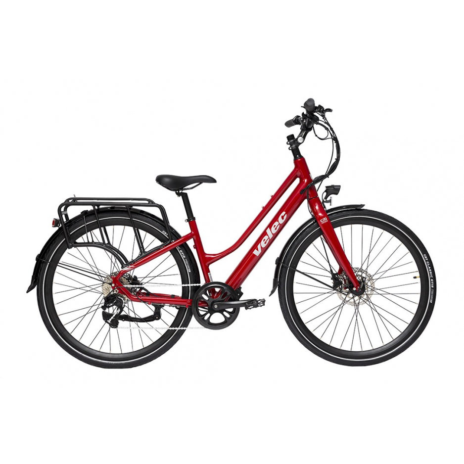 Velec Citi 350 36V /10AH (Barre basse) -Rouge